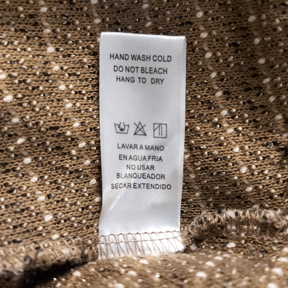 Altar'd State Sz M Striped Sweater Tab Sleeve - Picture 5 of 5